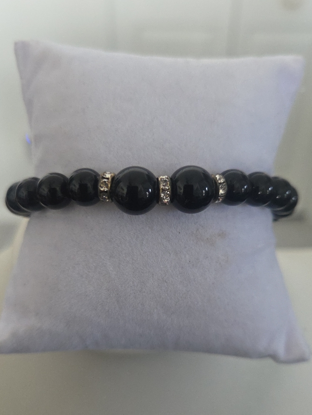 Paparazzi Radiantly Royal Black Bracelet NWT